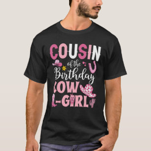 Cousin der Geburtstags-Cowgirl-Rodeo-Party B-day G T-Shirt