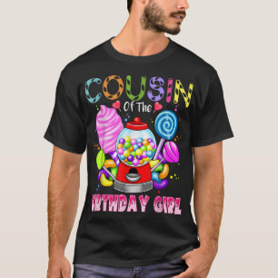 Cousin der Geburtstagskarte Candyland Candy Birthd T-Shirt