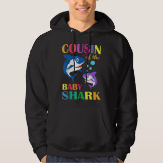 Cousin des Birthday Shark Cousin Shark Hoodie