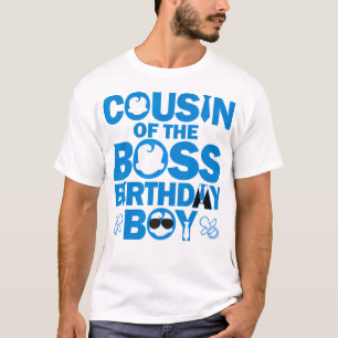 Cousin des Boss Birthday Boy Baby Family Party T-Shirt