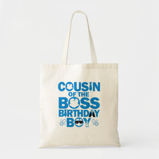 Cousin des Boss Birthday Boy Baby Family Party Tragetasche