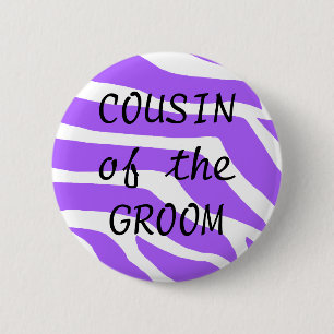 Cousin des Bräutigams Button