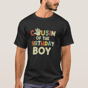 Cousin des Geburtstags Junge Hi 5 Jahre alt T-Shirt