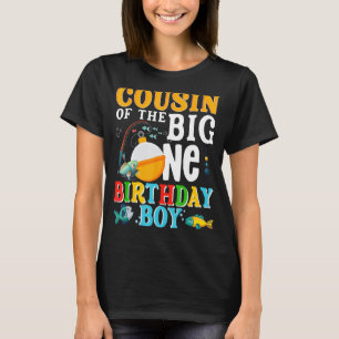 Cousin des Geburtstags Junge von Fisch nur eine Bi T-Shirt