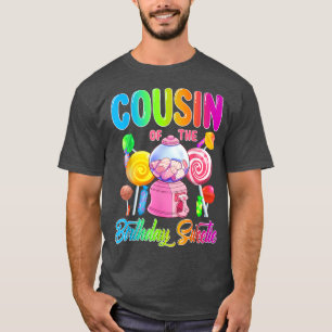 Cousin des Geburtstags Sweetie Candy Girl Matching T-Shirt