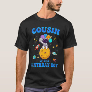 Cousin des Geburtstagsjungen Astronauten Birthda T-Shirt
