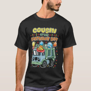 Cousin des Geburtstagsjungen recycelt Müll Eco Fam T-Shirt