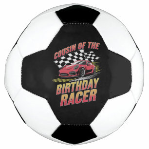 Cousin des Geburtstagsrennfahrer Rennfamilienparty Fußball