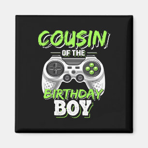 Cousin des Geburtstagsspielers Boy Matching Video  Magnet