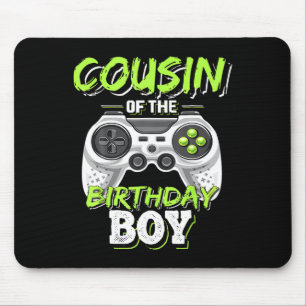 Cousin des Geburtstagsspielers Boy Matching Video Mousepad