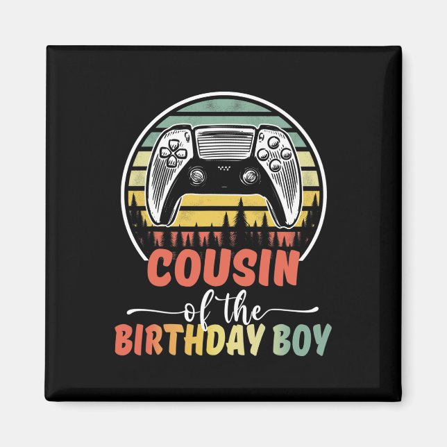 Cousin des Geburtstagsspielers Matching Fa. Magnet (Vorne)