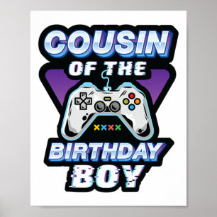 Cousin des Geburtstagsspiels Junge Party G Poster