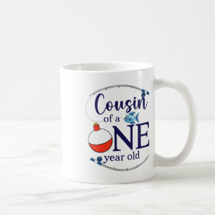 Cousin des großen Fangens Fishing Boy Erster Gebur Kaffeetasse