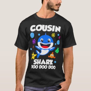 Cousin des Junghais Birthday Cousin Shark _9 T-Shirt
