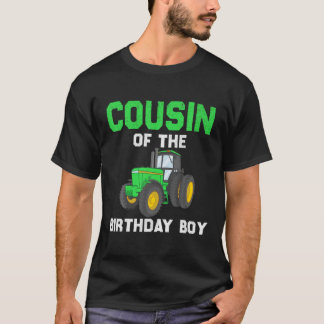 Cousin des Vintagen Traktors des Geburtstags T-Shirt