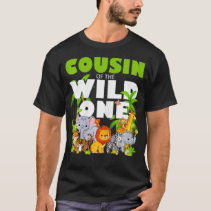Cousin des Wilden Zoo Birthday Safari Jungle T-Shirt