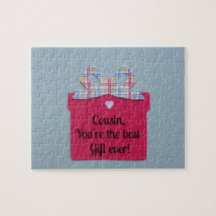 Cousin, Du bist das beste Geschenk aller Zeiten! Puzzle