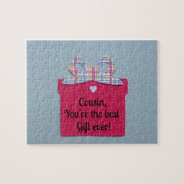 Cousin, Du bist das beste Geschenk aller Zeiten! Puzzle (Horizontal)