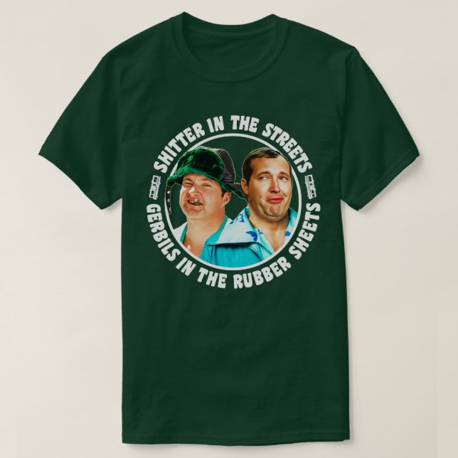 Cousin Eddie in den Straßen und Blättern T-Shirt (Design vorne)