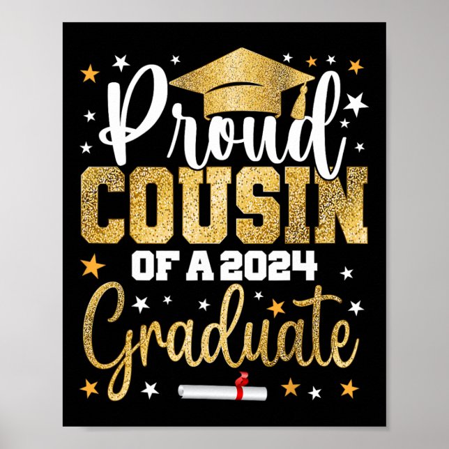 Cousin eines 2024-Grad-Cl-Abschlusses Poster (Vorne)