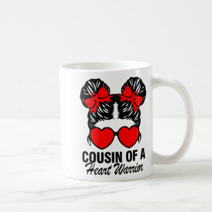 Cousin eines Herzens Krieger Herzerkrankung Unorde Kaffeetasse