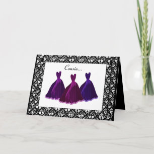 COUSIN - Einladung von Bridesmaid zu LILA Garnelen