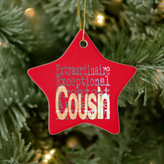 Cousin Extraordinator Keramik Ornament