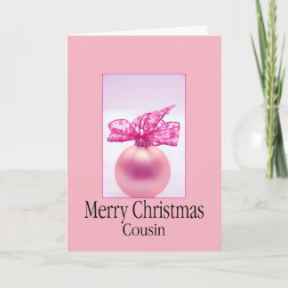 Cousin Frohe Weihnachtskarte Feiertagskarte