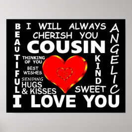 Cousin I Liebe Sie Poster