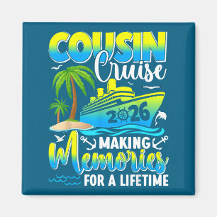 Cousin-Kreuzfahrt 2026 Sommerferien Strand Familie Magnet
