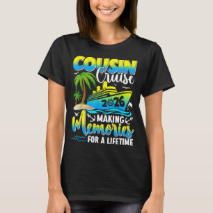 Cousin Kreuzfahrt 2026 Sommerferien Strand Familie T-Shirt
