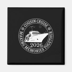Cousin Kreuzfahrt Gemeinsam Erinnerungen Schaffen Magnet
