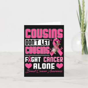 Cousin Lass Cousins, Brustkrebs allein zu bekämpfe Karte