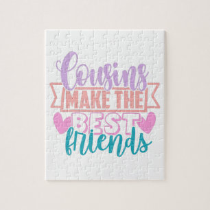 Cousin machen das bunte Angebot der besten Freunde Puzzle