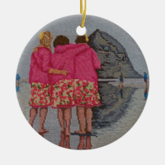 Cousin-Nadelspitze Keramikornament