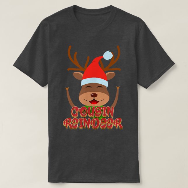 Cousin Rentier Matching Family Group Weihnachten P T-Shirt (Design vorne)