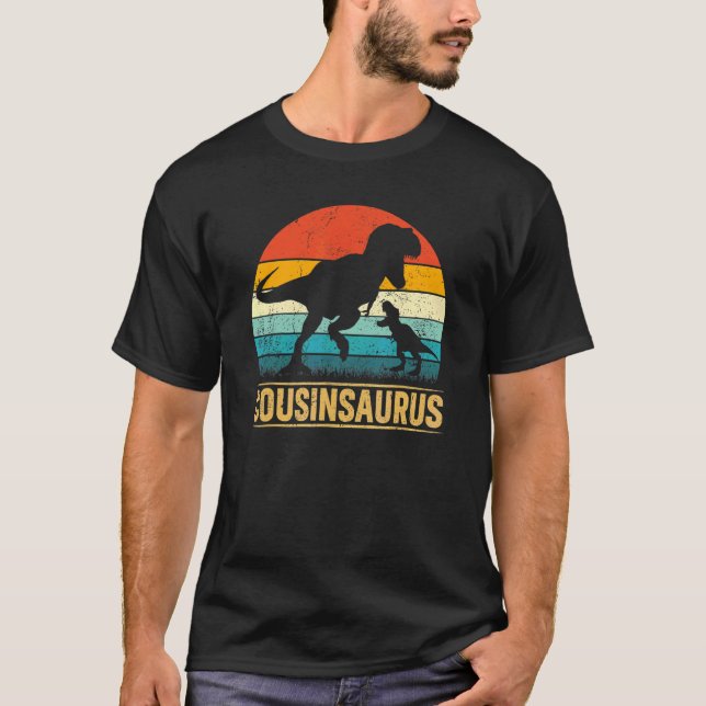 Cousin Saurus Rex Dinosaur Cousinsaurus Matching F T-Shirt (Vorderseite)
