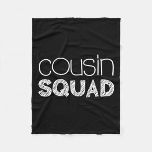 Cousin Squad Erwachsene Kinder Cousin geben Fleecedecke