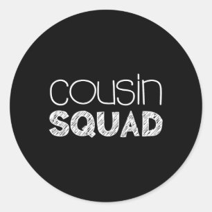 Cousin Squad Erwachsene Kinder Cousin geben Runder Aufkleber
