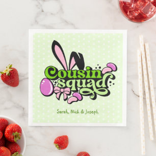 Cousin Squand Bunny Oars Ostereier Serviette