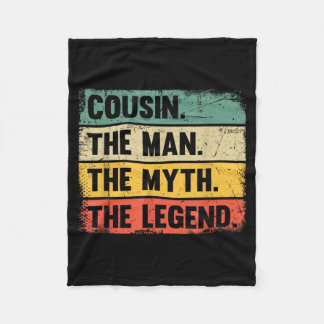 Cousin The One And Only The Legend - Retro-Geschen Fleecedecke