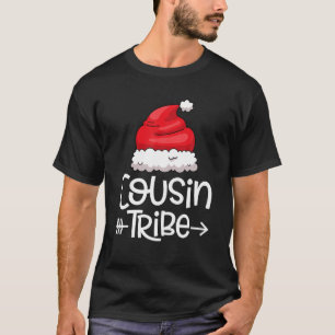 Cousin Tribe Weihnachten Santa Hut Xmas passend T-Shirt