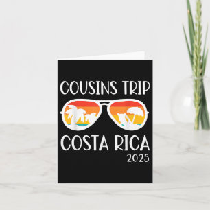 Cousin Trip 2025 Costa Rica Wochenende Familienreu Karte