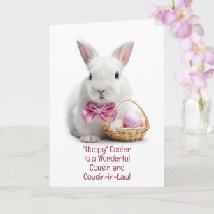 Cousin und Schwagerin oder Schwager Frohe Ostern Karte