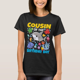 Cousin Unterwasser-Geburtstagsfeier Junge Sommer O T-Shirt