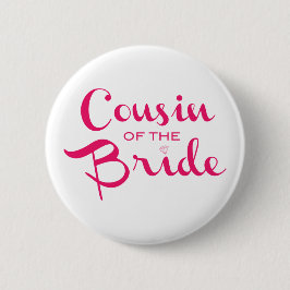 Cousin von Bride Pink White Button