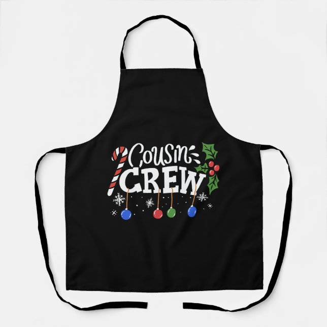 Cousin Weihnachten Schürze (Vorderseite)