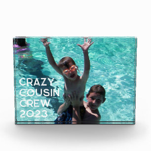 Cousins-Ausflug zur Großeltern-Familie Fotoblock