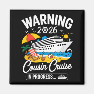 Cousins Kreuzfahrt Reisefortschritt 2026 Design Magnet