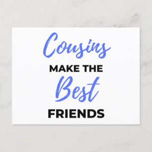 Cousins Make The Best Friends 2 Feiertagspostkarte